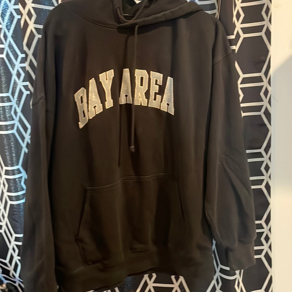 Dark blue brandy over size hoodie